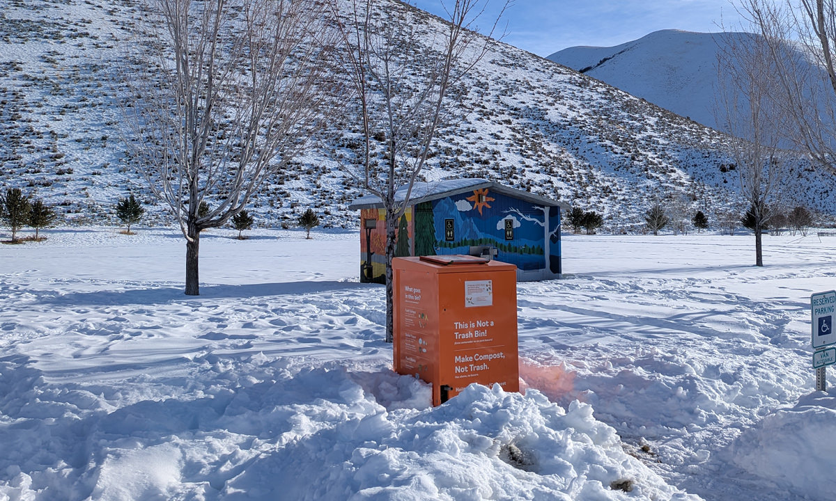 City of Hailey organics carts