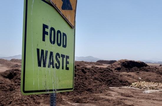 Food waste sign