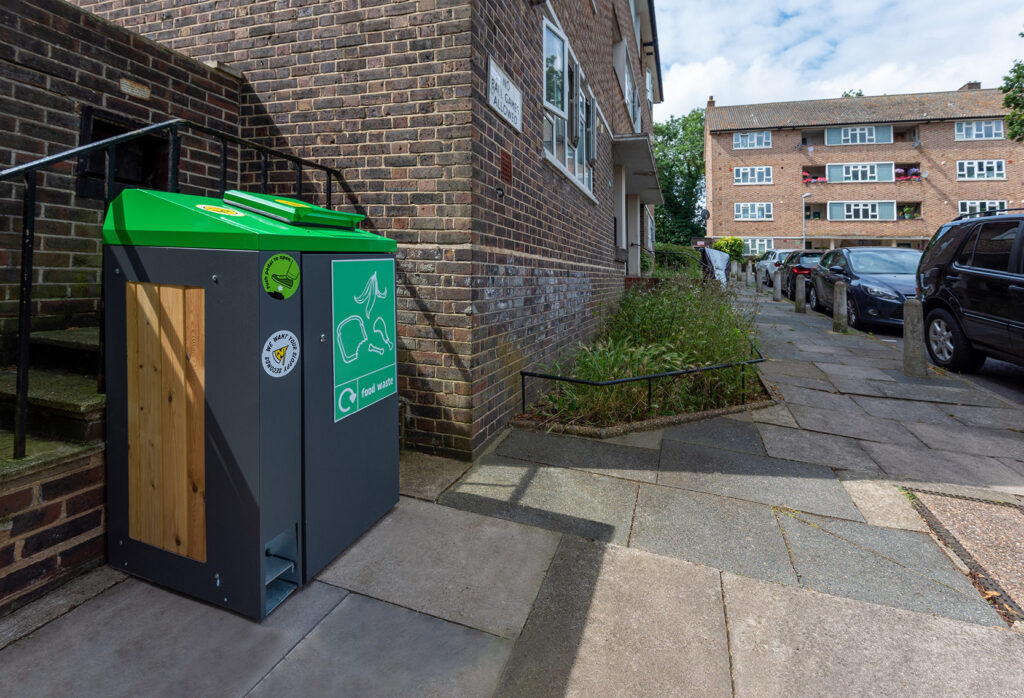 metroSTOR F-Series Cart Enclosure for food waste