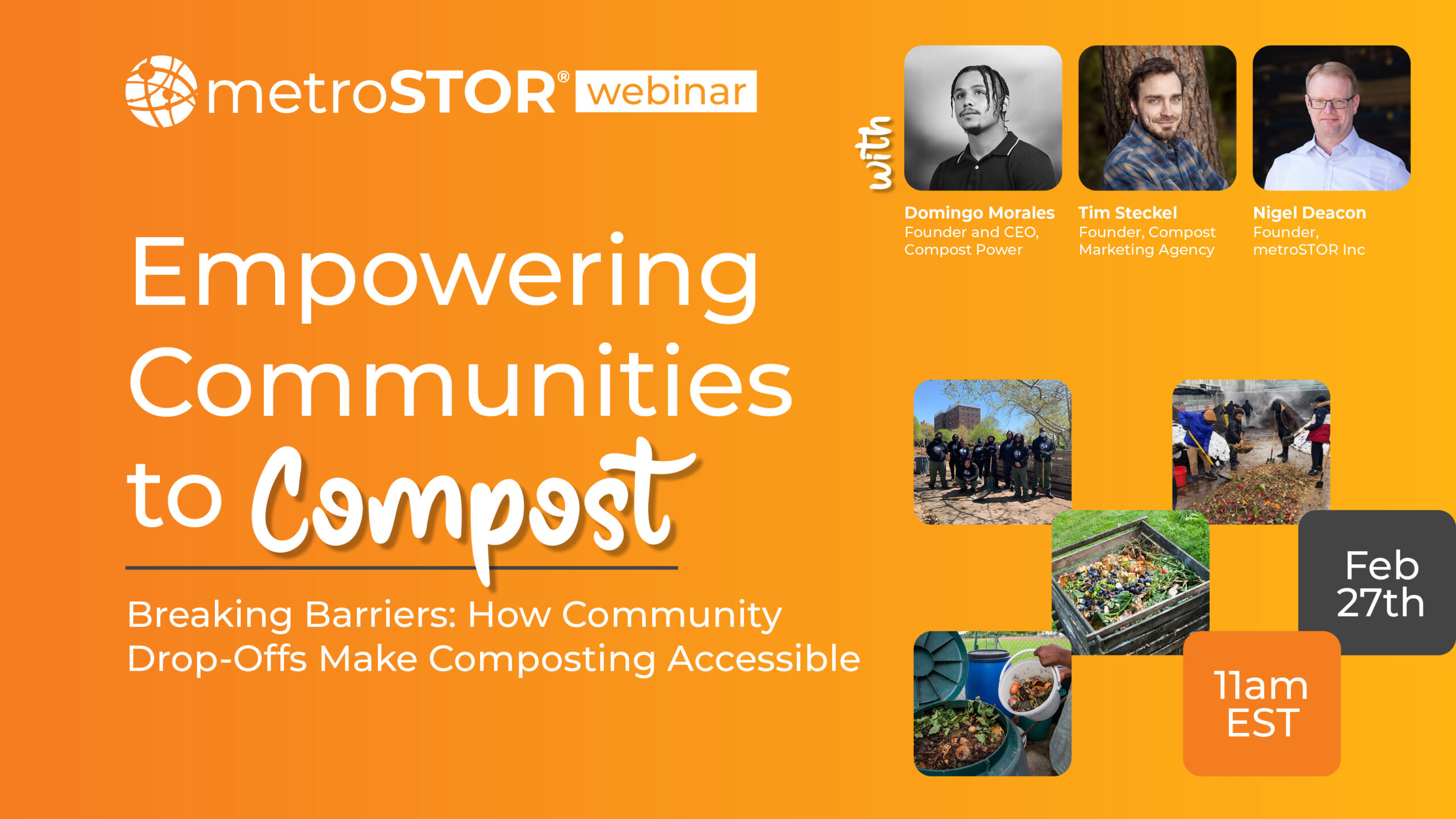 Organics Webinar: Empowering Communities to Compost