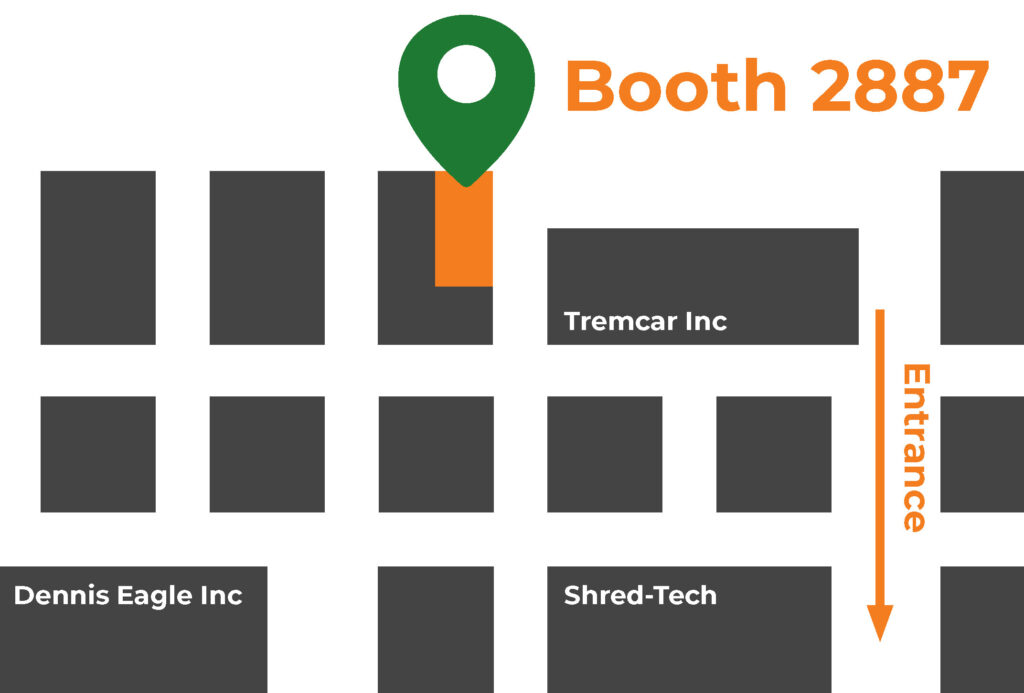 WasteExpo map