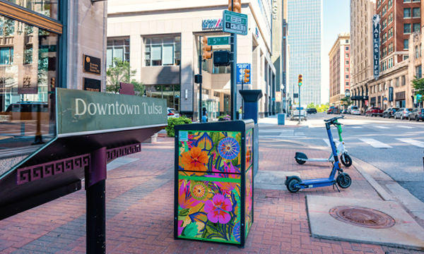 Downtown Tulsa: where cleaner streets meet public art