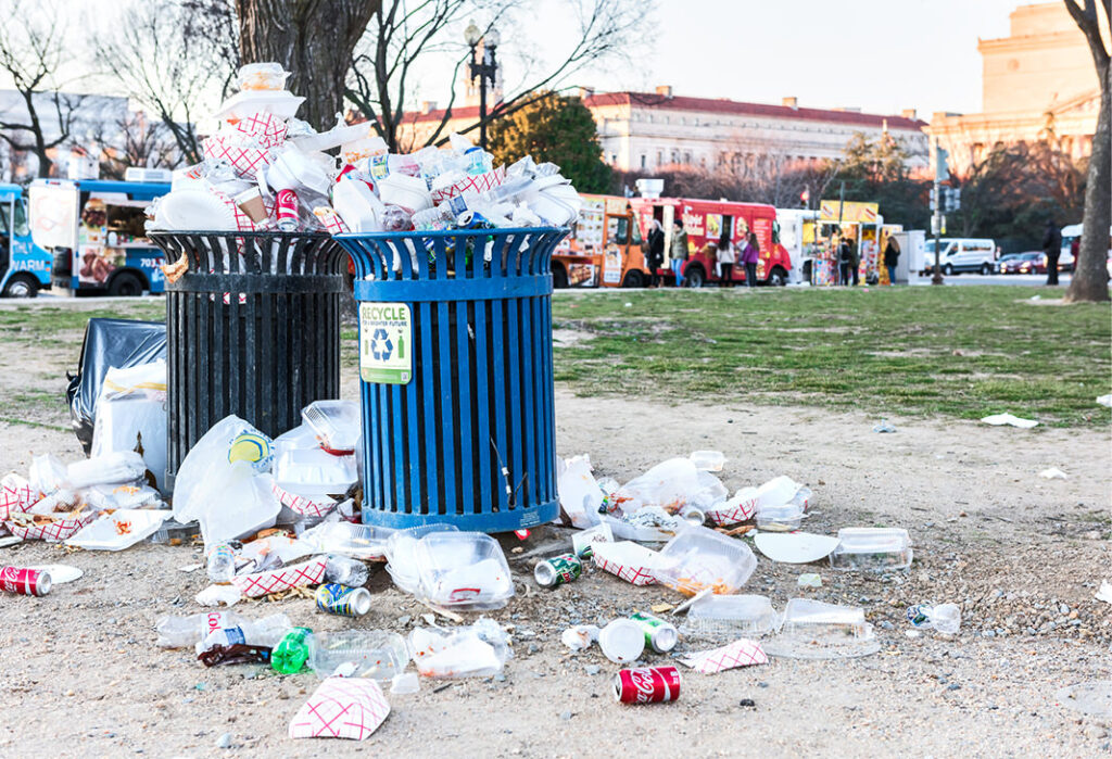 Garbage build up