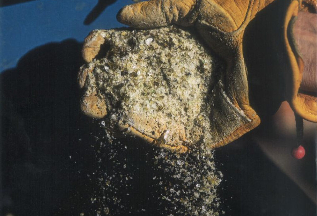 Glass sand