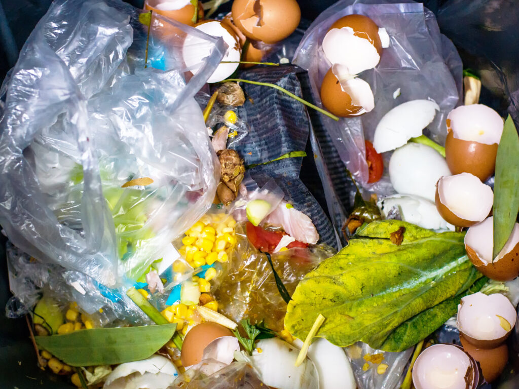 Contaminated organics