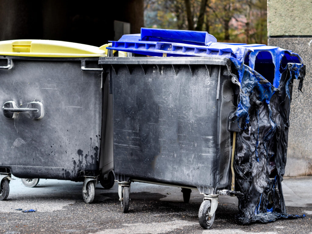 Battery & Vape fire damage