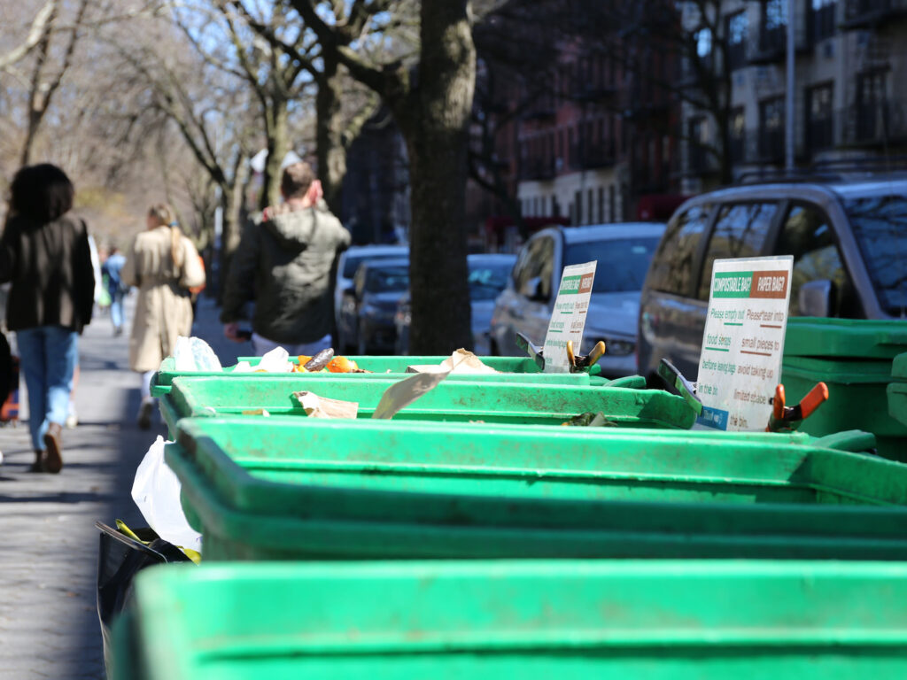 Curbside organics drop-off