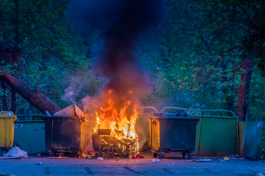 Dumpster fire