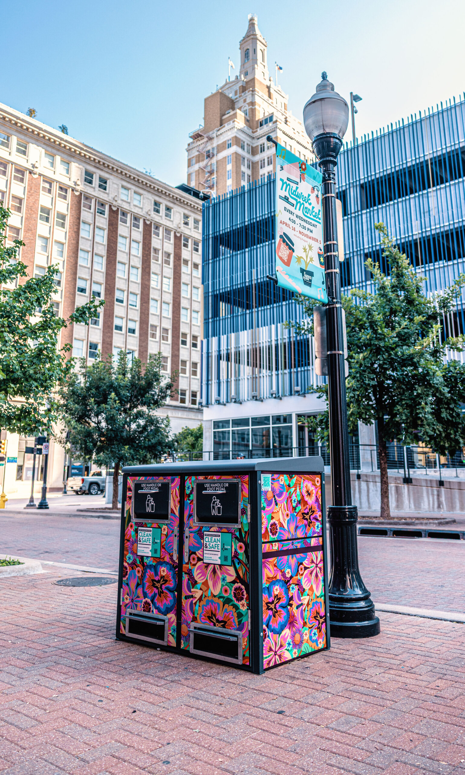 Smart New Waste Infrastructure in Downtown Tulsa